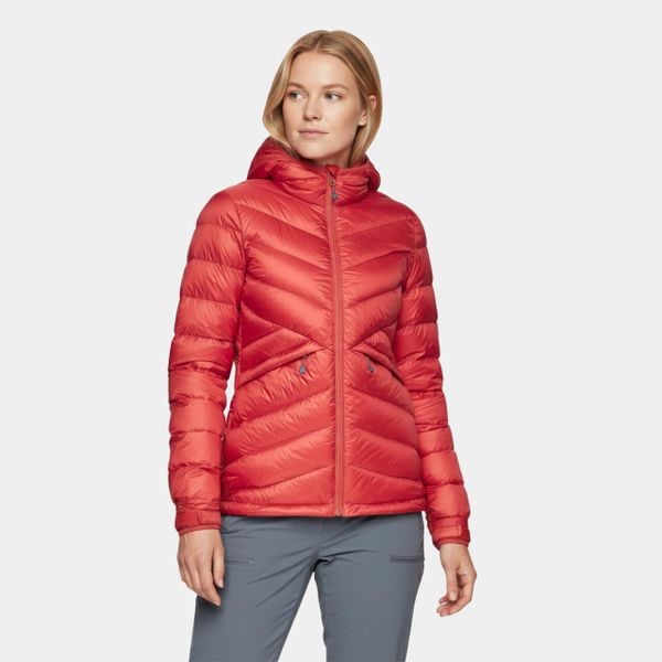 Kurtka puchowa damska Alpinus Rocca. Czerwone kurtki damskie Alpinus, l, z aplikacjami, z materiału, z kapturem. Za 619.00 zł.