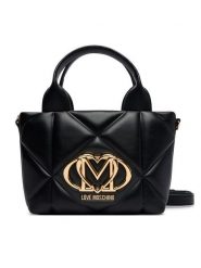 LOVE MOSCHINO Torebka JC4255PP0PLC0000 Czarny. Czarne torebki do ręki damskie Love Moschino, bez wzorów, ze skóry, bez dodatków. Za 949.99 zł.