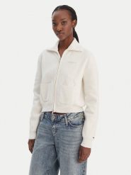 Tommy Jeans Kardigan Cozy Sript DW0DW22029 Écru Regular Fit. Kardigany damskie Tommy Jeans, s, bez wzorów, z jeansu. Za 489.99 zł.
