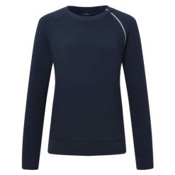 Bluza damska HV Polo Monica. Niebieskie bluzy damskie HV POLO, l, z aplikacjami, z dzianiny, bez kaptura. Za 236.50 zł.
