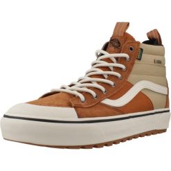 Buty VANS MTE SK8-HI WATERPROOF Brązowy. Brązowe trampki męskie Vans, bez wzorów, ze skóry, bez zapięcia. Za 455.99 zł.