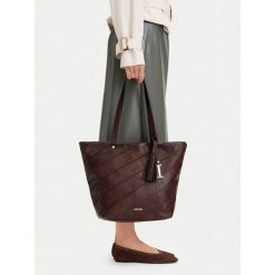Torebka Lasocki. Brązowe torebki do ręki damskie Lasocki, bez wzorów, bez dodatków. Za 189.99 zł.