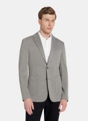 PAKO LORENTE - Szara marynarka w pepitkę z dzianiny. Szare marynarki męskie Pako Lorente, bez wzorów, z dzianiny, casualowe. Za 799.99 zł.