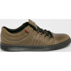 Lee Cooper - Półbuty. Brązowe mokasyny męskie Lee Cooper, z materiału, casualowe. W wyprzedaży za 239.90 zł.