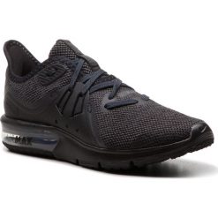 Buty NIKE - Air Max Sequent 3 908993 010 Black/Anthracite. Czarne obuwie sportowe damskie Nike, z materiału. W wyprzedaży za 329.00 zł.