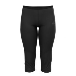 Spodnie techniczne 3/4 damskie Odlo Bottom ACTIVE F-DRY Light ECO. Czarne spodnie materiałowe damskie Odlo, xs, bez wzorów. W wyprzedaży za 105.00 zł.