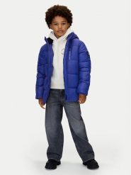 Calvin Klein Jeans Kurtka zimowa Essential IB0IB01276 M Niebieski Regular Fit. Niebieskie buty zimowe chłopięce Calvin Klein Jeans, na zimę, bez wzorów, z jeansu, bez kaptura. Za 549.99 zł.