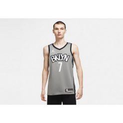 Koszulka męska nike nba brooklyn nets kevin durant statement edition swingman. Szare koszulki sportowe męskie Nike, m, bez wzorów, z jersey, bez kołnierzyka, bez ramiączek, do biegania. Za 379.00 zł.