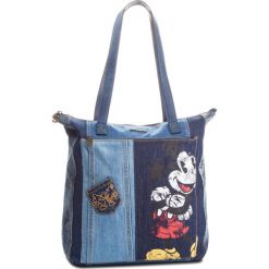 Torebka DESIGUAL - 18WAXD14 5008. Niebieskie torebki do ręki damskie Desigual, z materiału. Za 349.90 zł.