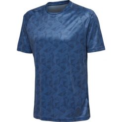 Jersey Hummel hmlactive poly. Niebieskie koszulki sportowe męskie Hummel, m, bez wzorów, z jersey, bez kołnierzyka, bez ramiączek, na fitness i siłownię. Za 114.50 zł.
