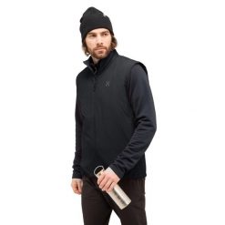 Kurtka bez rękawów Haglöfs Mimic Alert. Czarne kurtki męskie Haglöfs, bez wzorów, trekkingowe. W wyprzedaży za 656.30 zł.