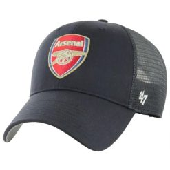 Czapka z daszkiem męska Arsenal FC Branson Cap. Niebieskie czapki i kapelusze męskie 47 Brand, bez wzorów, z bawełny. Za 99.99 zł.