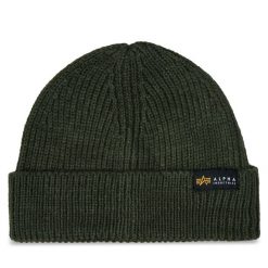 Czapka Alpha Industries. Zielone czapki i kapelusze męskie Alpha Industries, na zimę, bez wzorów. Za 119.99 zł.