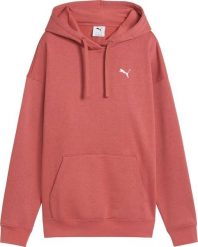 Puma Bluza damska Puma ESS Relaxed Hoodie FL czerwona 684976 60 L. Czerwone bluzy damskie Puma, l, bez wzorów, bez kaptura. Za 158.07 zł.