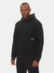 EA7 Emporio Armani Bluza 7M000141 AF13538 UC001 Czarny Regular Fit. Czarne bluzy męskie EA7 Emporio Armani, m, bez wzorów, z syntetyku, bez kaptura. Za 429.99 zł.