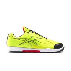 Buty treningowe męskie Reebok Nano 2.0. Żółte buty sportowe męskie Reebok, z materiału, bez zapięcia. Za 359.00 zł.