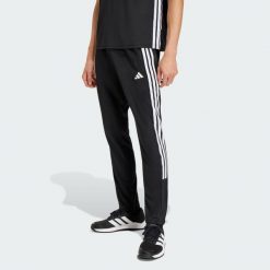 Spodnie Dzianinowe Workout Essentials All-Set 3 Paski. Białe paski damskie Adidas, bez wzorów, z dzianiny, sportowe. Za 199.00 zł.