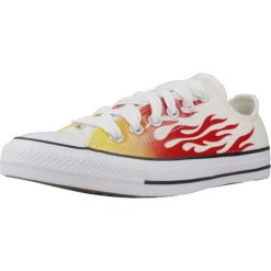 Tenisówki Converse Model Chuck Taylor All Star Fames Kolor Biały. Białe trampki i tenisówki damskie Converse, bez wzorów, z tkaniny, klasyczne, bez zapięcia. Za 356.35 zł.