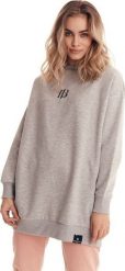Badura Czarna bluza w wersji maxi zakładana przez głowę Badura S. Czarne bluzy damskie Badura, s, bez wzorów, bez kaptura. Za 103.80 zł.