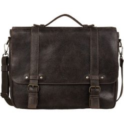 Duża torba męska skórzana Canaletto – laptop 15" TM262s344. Brązowe torby na laptopa męskie bez wzorów, ze skóry. Za 520.00 zł.