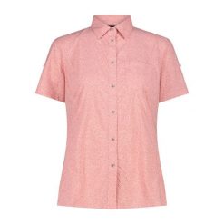 Koszula damska CMP. Czerwone koszule damskie CMP, bez wzorów, sportowe, bez kołnierzyka, bez ramiączek. Za 241.50 zł.