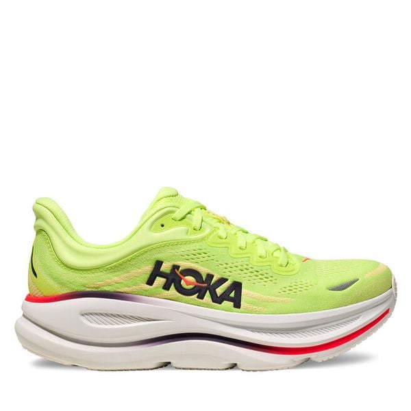 Buty do biegania Hoka. Żółte buty sportowe męskie HOKA, bez zapięcia, do biegania. Za 799.99 zł.