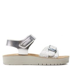 Sandały Geox. Niebieskie sandały chłopięce Geox, bez zapięcia. Za 209.99 zł.