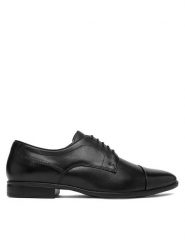 Geox Półbuty U Thalos U66NYB 00043 C9999 Czarny. Czarne eleganckie półbuty Geox, ze skóry, wizytowe, bez zapięcia. Za 549.99 zł.