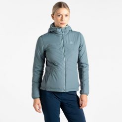 Kurtka turystyczna ocieplana damska Mountain Series Lite. Szare kurtki sportowe damskie Dare 2b, l, bez wzorów, z materiału, bez kaptura, trekkingowe. W wyprzedaży za 381.80 zł.
