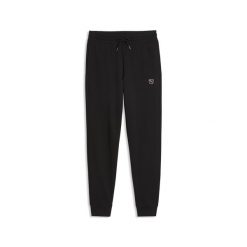 Damskie spodnie dresowe Essentials Elevated PUMA. Czarne spodnie dresowe damskie Puma, xl, bez wzorów, z bawełny. Za 119.00 zł.