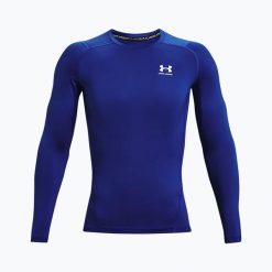 Koszulka fitness męska Under Armour Ua Hg Armour Comp LS z długim rękawem. Białe bluzy męskie Under Armour, m, bez wzorów, bez kołnierzyka, bez ramiączek, do biegania. Za 228.77 zł.
