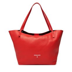 Torebka Patrizia Pepe. Brązowe torebki do ręki damskie Patrizia Pepe, bez wzorów, bez dodatków. Za 709.99 zł.