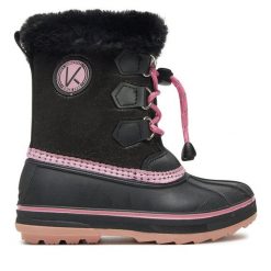 Śniegowce Kimberfeel. Czarne śniegowce dziewczęce Kimberfeel, bez zapięcia. Za 239.99 zł.