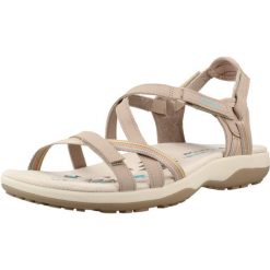 Sandały SKECHERS REGGAE SLIM SUN ARRAY Beżowy. Szare sandały damskie Skechers, bez wzorów, z materiału, bez obcasa, bez zapięcia. Za 390.00 zł.