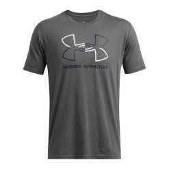 Koszulka treningowa męska Under Armour GL Foundation Update. Szare koszulki sportowe męskie Under Armour, l, bez wzorów, bez kołnierzyka, bez ramiączek, na fitness i siłownię. Za 88.99 zł.