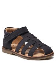 Lasocki Kids Sandały CI12-HAPPY-07 Granatowy. Niebieskie sandały dziewczęce Lasocki Kids, z nubiku, bez zapięcia. Za 139.99 zł.