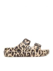 Roxy Klapki CEOWB-835120 Beżowy. Brązowe klapki damskie Roxy, bez wzorów, z syntetyku, bez obcasa. Za 99.99 zł.