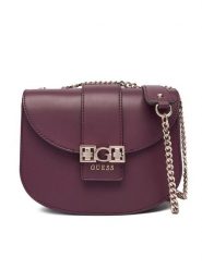 Guess Torebka HWVG98 91210 Fioletowy. Fioletowe torebki do ręki damskie Guess, z aplikacjami, ze skóry, wizytowe, bez dodatków. Za 529.99 zł.