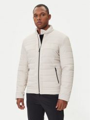 Guess Kurtka przejściowa M4YL16 WFHD0 Écru Regular Fit. Kurtki męskie Guess, m, z aplikacjami, ze skóry, bez kaptura. Za 589.99 zł.