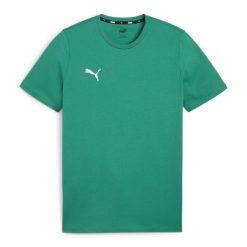 Koszulka męska Puma Team Goal Casuals Tee. Zielone koszulki polo męskie Puma, m, bez wzorów, bez kołnierzyka, bez ramiączek, do piłki nożnej. Za 75.00 zł.
