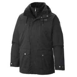 Kurtka trekkingowa męska Columbia Horizons Pine Interchange 3w1. Czarne kurtki męskie Columbia, na zimę, m, bez wzorów, z poliesteru, bez kaptura. Za 821.70 zł.