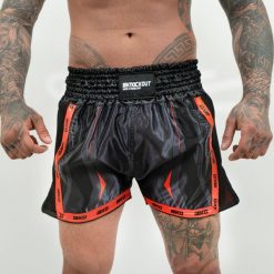 Knockout Fusion KickBox Szorty. Brązowe krótkie spodenki sportowe męskie KNOCKOUT, l, bez wzorów. Za 151.79 zł.