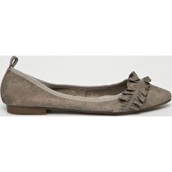 Corina - Baleriny. Szare baleriny damskie Corina, z materiału. W wyprzedaży za 69.90 zł.