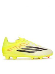 Adidas Buty do piłki nożnej F50 League Firm Ground / Multi Ground JR9014 Żółty. Żółte buty sportowe chłopięce Adidas, bez wzorów, z materiału, bez zapięcia, do piłki nożnej. Za 299.99 zł.