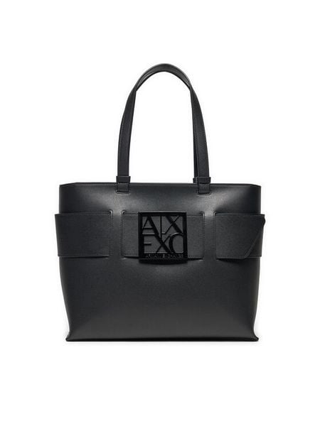 Armani Exchange Torebka 949138 0A874 20 Czarny. Czarne torebki do ręki damskie Armani Exchange, bez wzorów, ze skóry, bez dodatków. Za 639.99 zł.