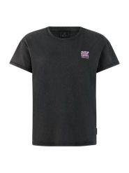 Protest PRTLas t-shirt - True Black. Czarne t-shirty damskie Protest, l, bez wzorów, bez kołnierzyka. Za 220.00 zł.
