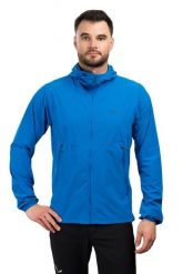 Kurtka softshell męska Borealis Hoody. Niebieskie kurtki męskie RAB, l, bez wzorów, z materiału, z kapturem. Za 539.99 zł.