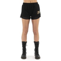 Odzież sportowa z bawełna na trening na co dzień. Czarna obuwie sportowe damskie LEONE 1947 APPAREL, bez wzorów, z bawełny, sportowe, na fitness i siłownię. W wyprzedaży za 109.46 zł.