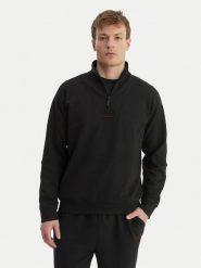 HUGO Bluza Atlas 50557016 Czarny Regular Fit. Czarne bluzy męskie Hugo, l, bez wzorów, z bawełny, bez kaptura. Za 449.99 zł.