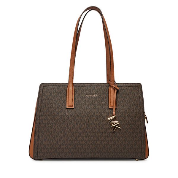 Torebka MICHAEL Michael Kors. Brązowe torebki do ręki damskie MICHAEL Michael Kors, bez wzorów, klasyczne, bez dodatków. Za 719.99 zł.